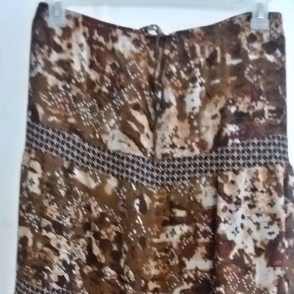 Sag Harbor Brown Boho Skirt-Size 24W - Picture 2 of 4